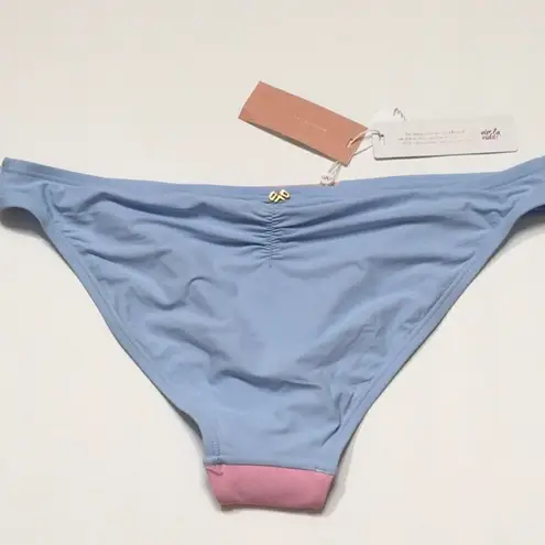 PilyQ New. pink and blue color block full bottoms. Medium
