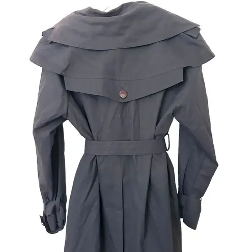 Jason Wu Collection Belted Trench Coat in Navy NWOT Sz S