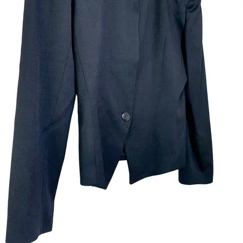 Christian Dior Dior Vintage Fitted Cropped Wool Button Down Padded Blazer Jacket Black US 8 thumbnail 5