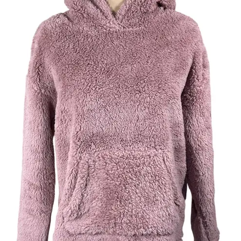32 Degrees Heat New 32 Degrees Fuzzy Hoodie Sweatshirt Dusty Pink Size S Small