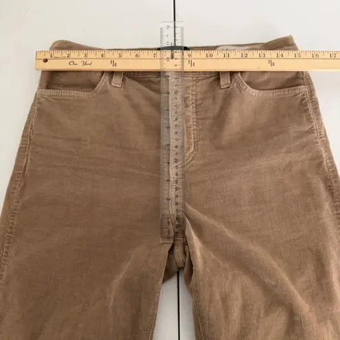 NYDJ Jeans Corduroy Bootcut Pants Tan Women's Size 8 Stretch Casual Cozy