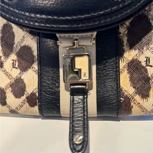 L.A.M.B. Vintage Leopard Cheetah Print Carlisle Purse/Clutch