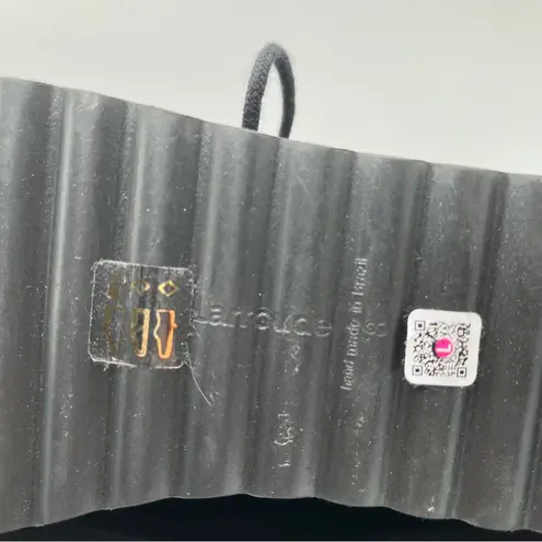 NWOB Larroude Vail Boots Womens 8 Suede Black White Dark Academia Chic City New