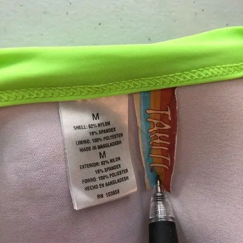 Tahiti Bikini Top Halter Underwire Padded Lime Green M Size M