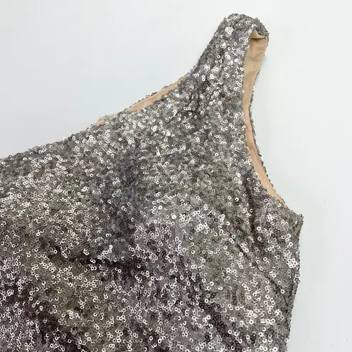 Sorella Vita Sequin Gown Womens 8 Asymmetrical Glam Gala Special Occasion Long