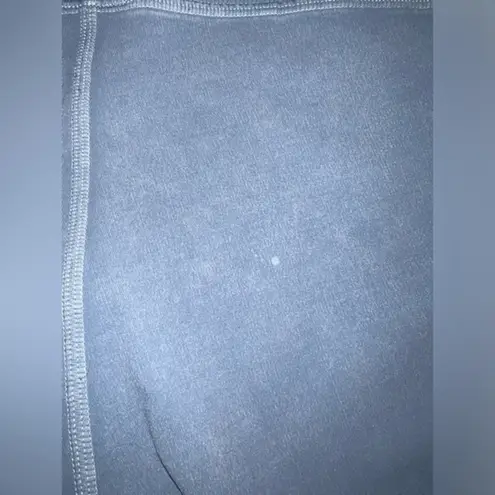 Lululemon  Wunder Under Crop 23” Ribbed Wash Moon Blue Leggings‎ size 6