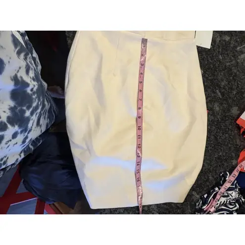 Miss Circle Jocelyn Dress Cream Mesh Satin Mini Club Wear Corset