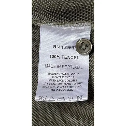 The Shirt‎ By Rochelle Behrens The Star Shirt Green Black Blouse XL