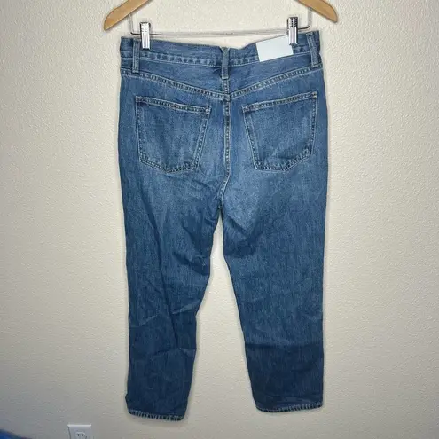 Pistola High Rise Distressed Button Fly Boyfriend Jeans Size 28