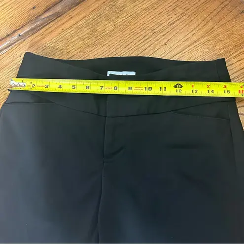 Elle Black Dress Pants Casual Work Easy Care Fit And Flare Size 4