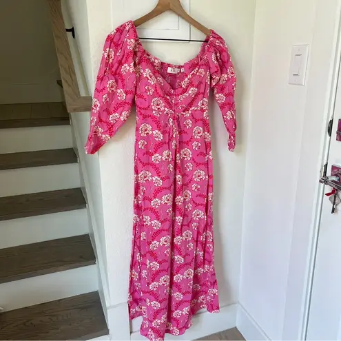 ALC Frank A.L.C. Calley Maxi Dress in Pink Floral