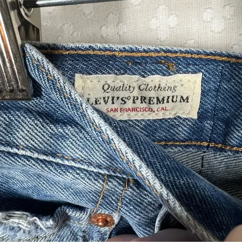 Levi's Levi’s Premium‎ Dark Wash High Rise 501 Shorts