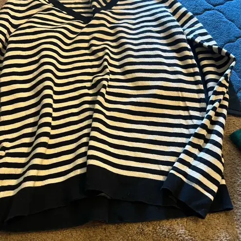 Mango  striped sweater top M - Image 6