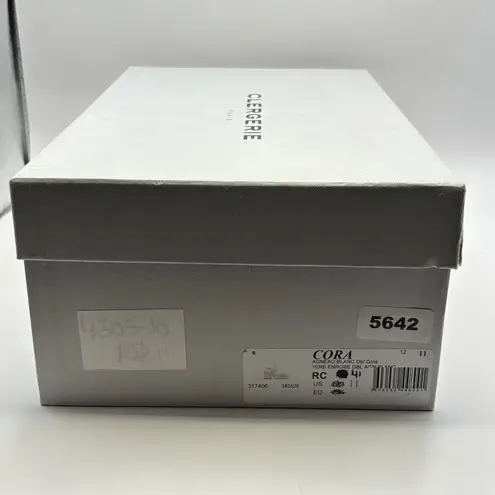 Robert Clergerie Cora Leather Platform Slingback Sandals Sz 11 Black