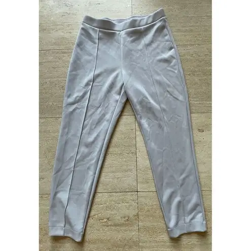 Dalia Light Gray Elastic Waist Casual Pants Comfortable Loungewear Bottoms M Size M