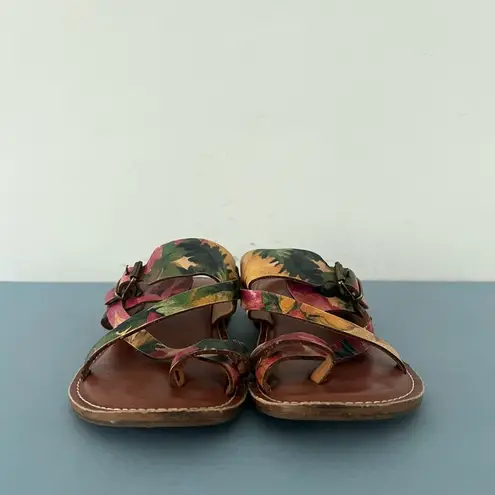 Patricia Nash Fidella Spring Multi Strappy Leather Sandals