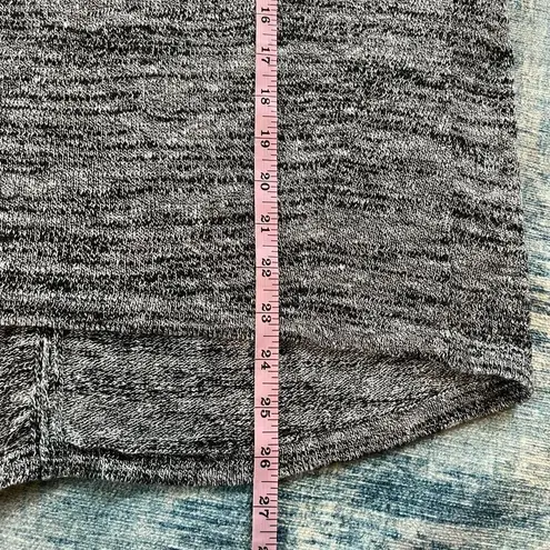 Pure Jill Black Gray Linen Blend Lightweight Sleeveless Pullover Knit XS Gray