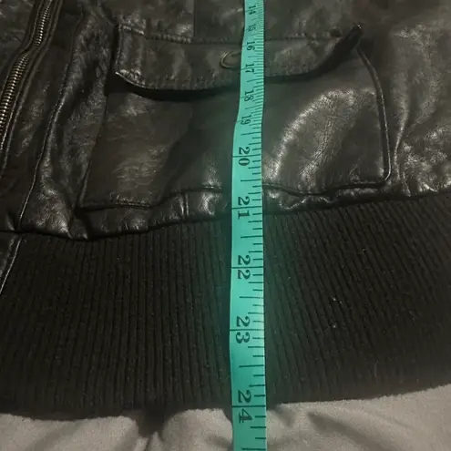 Paper + Tee Paper Tee Faux Leather Jacket