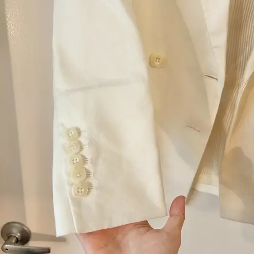 Veronica Beard Two Toned Linen Braeton Dickey Jacket Size 4 NWT