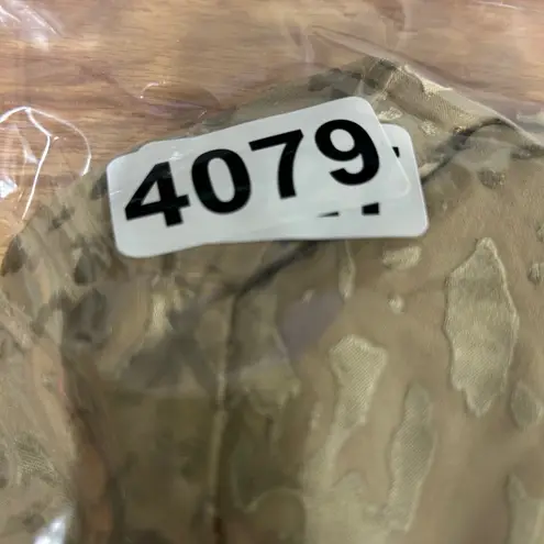 Soft Surroundings Womens Maxi Skirt L Gold Textured Satin Burnout Boho Whimsy