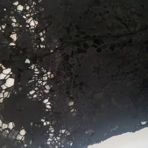 CBR black long sleeve lace backless dress NWT🎀