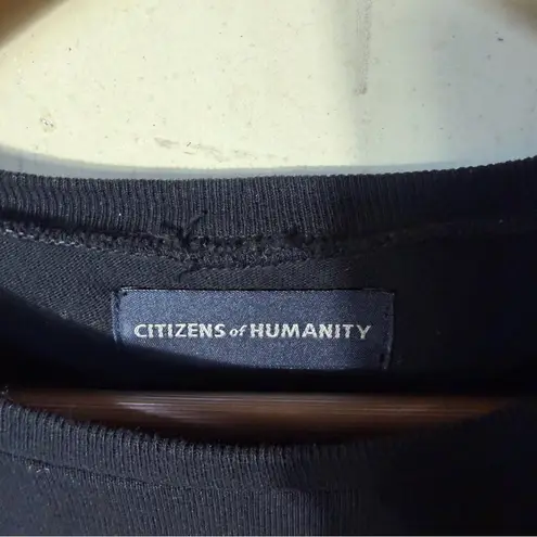 Citizens of Humanity  Flutter Shirt in Black Size Large