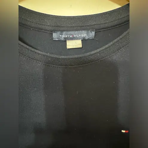 Tommy Hilfiger  | Navy Blue Ruffle Bottom Shift Dress | Size Small