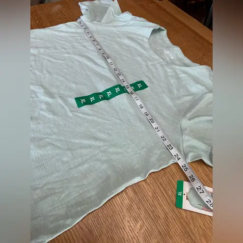 Orvis NWT Scoop Neck Pima Cotton Elbow Sleeve Top Sz XL 25β p2p