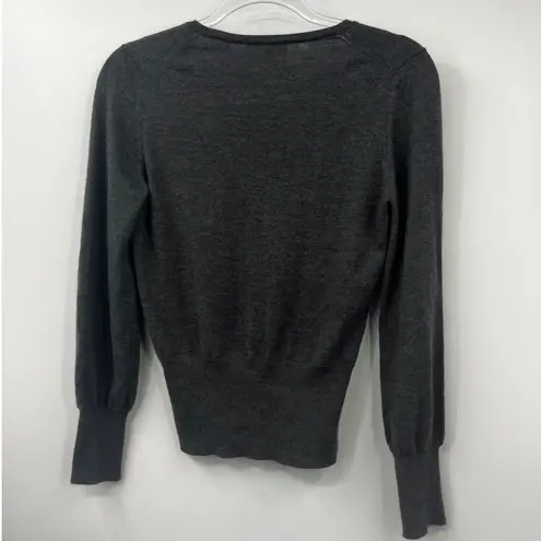 L'EQUIPE YOSHIE INABA Sweater Pullover top Long Sleeve Solid Dark Gray Size 38