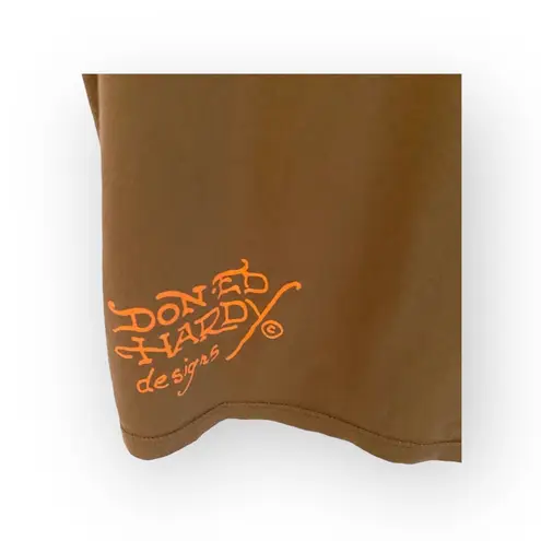 Ed Hardy new ☻︎ Punks Not Dead ☻︎ Barefoot Tee T Shirt Dress ☻︎ Tattoo Crystals