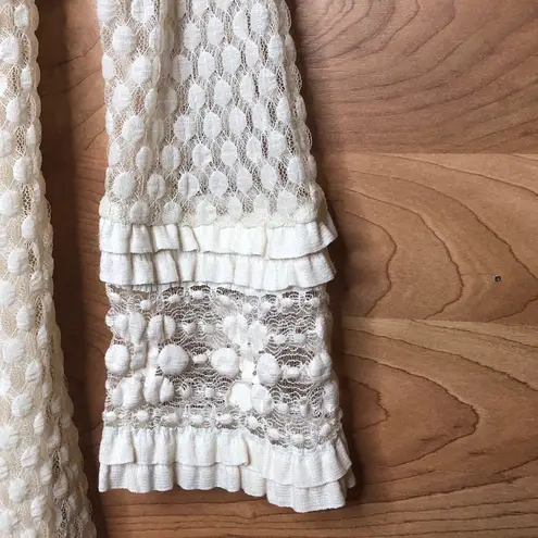 Sophie Max XL Jr. Long Sleeves Ivory Lace dress