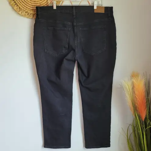 Madewell , New, The Mid Rise Perfect Vintage Tapered Leg Black Jeans, Size 33