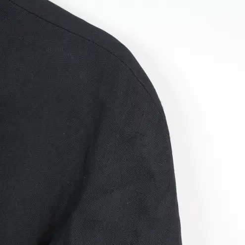 Moschino Vintage Cheap and Chic Black Virgin Wool-Blend Zip Jacket