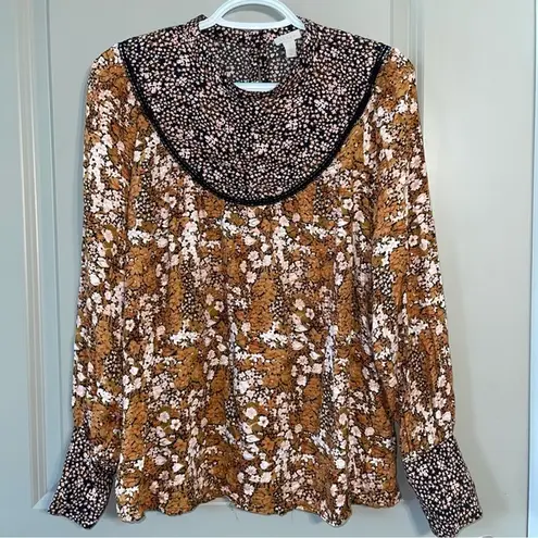 Hinge  mix print‎ floral top