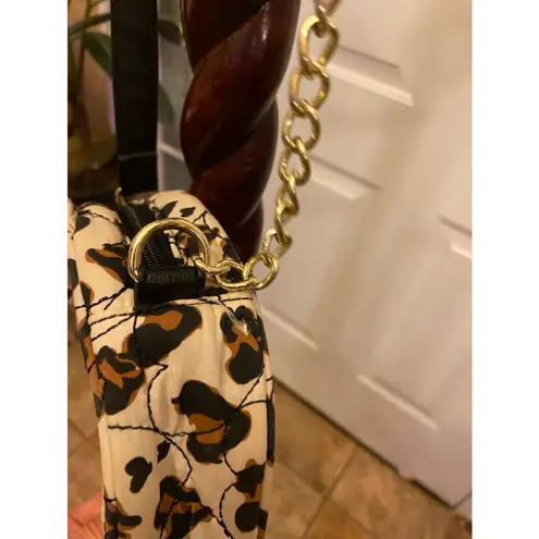 Betsey Johnson animal print animal shaped crossbody bag