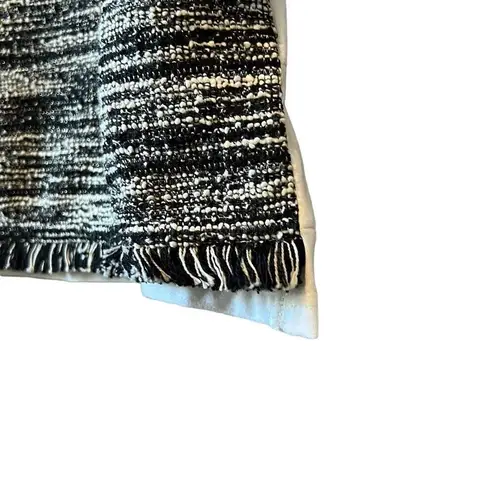 Badgley Mischka Tweed Mix Media Sleeve Top size small NWT