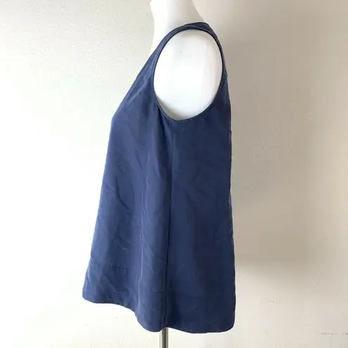 Tommy Bahama  Blue Solid Sleeveless Blouse