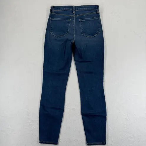 L'Agence Margot High Rise Skinny Jeans Size 25 Dark Wash Denim Women's