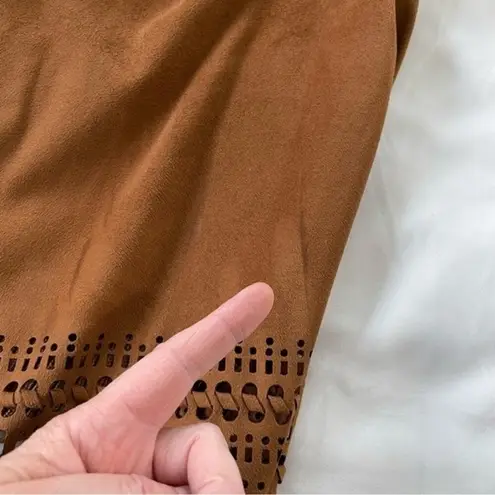 Westport NWT Dressbarn 1962 Caramel Color Suede Sweater Cardigan Size 3X