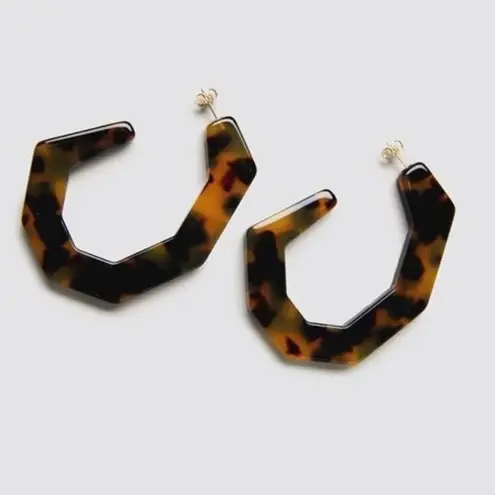 Rachel Comey ππ Baby Factor Earrings ~ Brown Tortoise NWT