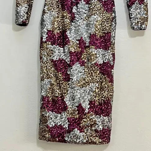 Dress the Population Emery Sequin Scoop Back Dress