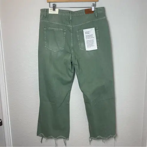 Bohme BNWT!  Olive Green 90’s Vintage Flare Women's Distressed Jeans Size 32
