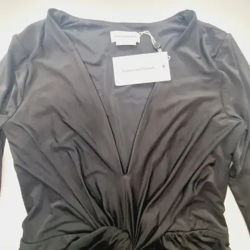 Lovers + Friends  Sundance Maxi in Black XS