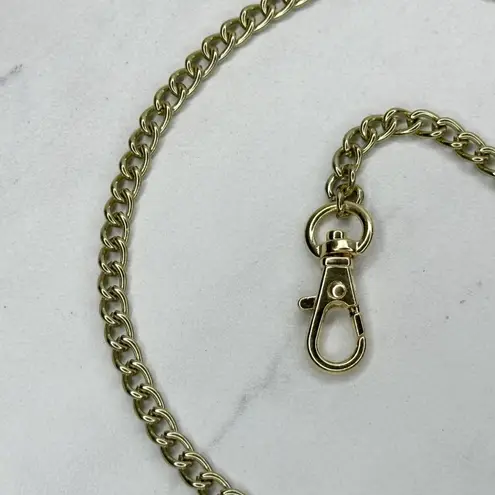 Gold Tone Skinny Chain Link Handbag Strap Replacement Crossbody ✨