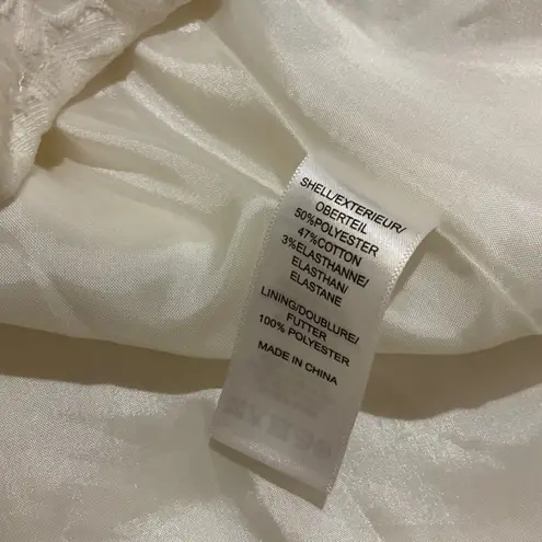 Hailey Logan by Adrianna Papell White Ivory mini dress Size Medium Back Cut Out - Image 5