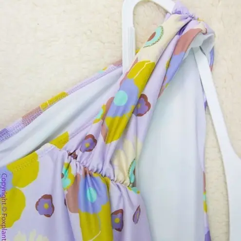 NEW Free people x Beth Richards delray 70’s‎ floral bikini bottom, S Purple