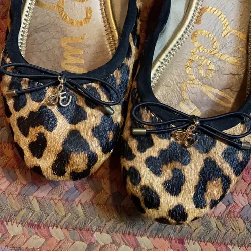 Sam Edelman  CHEETAH CALF HAIR BALLET FLATS