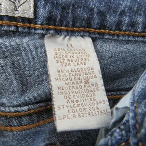 Baby Phat Y2k Jeans Dark Wash Flared Wide Leg Jeans Waist 31"