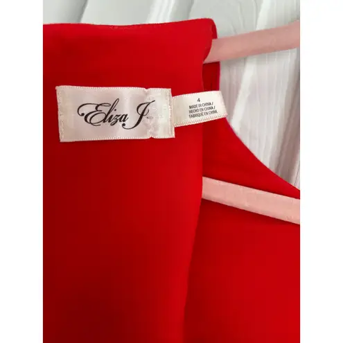 Eliza J Red Sheath Dress – Size 4 –EUC