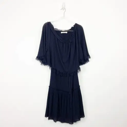 See By Chloe  Gauzy Layered Dress Ink Navy